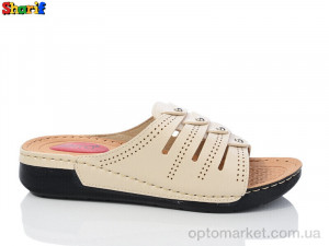 Купить Шльопанці жіночі 1711-1 Serra бежевий