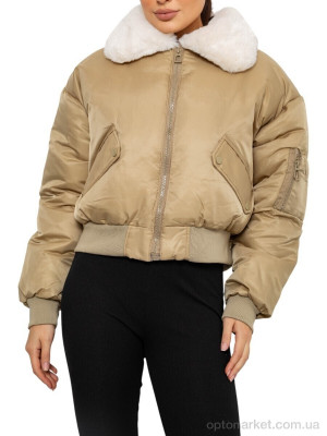 Купить Куртка жіночі 17115 (12047) d.beige Tumassi коричневий