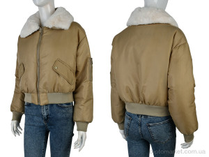 Куртка жіночі 17115 (12047) d.beige Tumassi коричневий  оптом от Optomarket