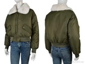 Куртка жіночі 17115 (12047) khaki Лили хакі  оптом от Optomarket