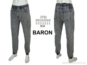 Джинси чоловічі 1711 Baron сірий  оптом от Optomarket