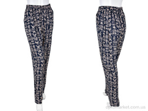 Брюки жіночі 1716-19 (10884) navy Sona синій  оптом от Optomarket