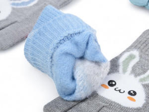 Рукавички дитячі 1718 (M) mix Атюша мікс  оптом от Optomarket