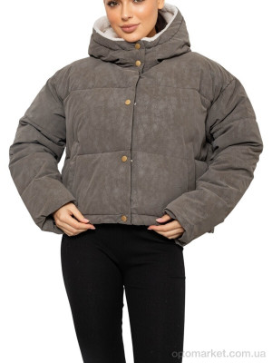 Купить Куртка жіночі 17189 (12049) d.beige Tumassi сірий