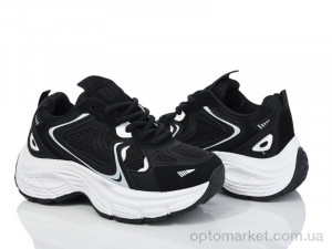 Купить Кросівки жіночі 172-45-5 black-white Violeta чорний