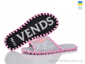 Капці жіночі 172W сірий Vends сірий  оптом от Optomarket