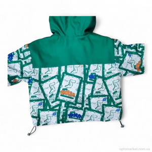 Вітровка дитячі 17303 зелений MumuBao зелений  оптом от Optomarket