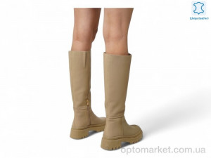 Чоботи жіночі 174373 Anna Lucci бежевий  оптом от Optomarket