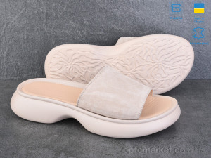 Шльопанці жіночі 17502-35 Ailinda бежевий  оптом от Optomarket