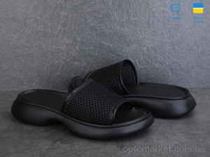 Шльопанці жіночі 17503-2D Ailinda чорний  оптом от Optomarket