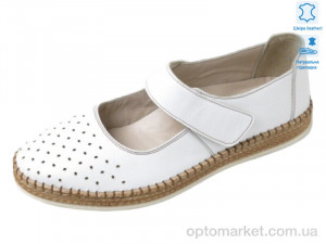 Туфлі жіночі 175914 Lonza білий  оптом от Optomarket