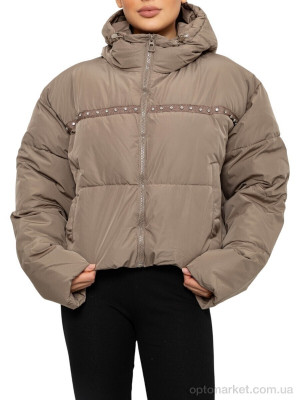 Купить Куртка жіночі 17592 (12062) d.beige Tumassi коричневий