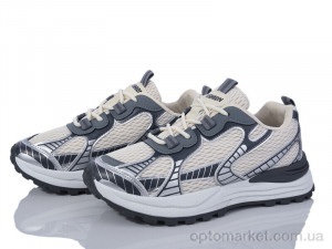 Купить Кросівки жіночі 176-34(B0682) beige-grey Violeta бежевий