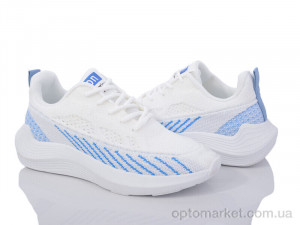 Купить Кросівки жіночі 176-39 white-blue Violeta білий