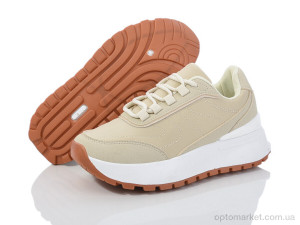 Купить Кросівки жіночі 177-29 grey Violeta only one бежевий