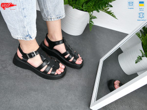 Босоніжки жіночі 178 ч.ш. ARTO чорний  оптом от Optomarket