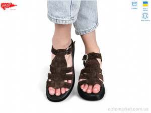 Купить Босоніжки жіночі 178 кор.з. ARTO коричневий