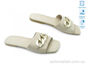 Купить Шльопанці жіночі 178045 Anna Lucci бежевий