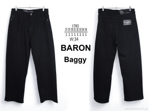 Джинси чоловічі 1783 Baron чорний  оптом от Optomarket