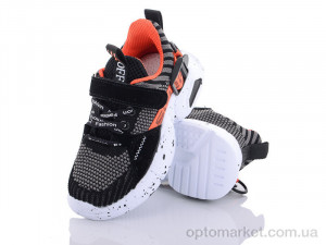 Купить Кросівки дитячі 18-03B black Загадка сірий