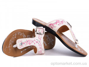 Купить Шльопанці жіночі 1800 бело-розовый Selena