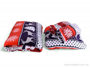 Купить Постільна білизна унісекс 18102 (12149) bordo 200x230 см Постільна білизна плюш Malloory Home бордовий