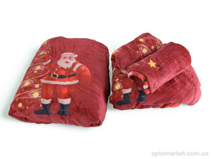 Купить Постільна білизна унісекс 18102 (12149) red 200x230 см Постільна білизна плюш Malloory Home червоний