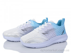 Купить Кросівки жіночі 182-36 white-blue Violeta мікс