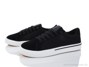 Купить Кросівки чоловічі 182-75 black -white Wonex чорний