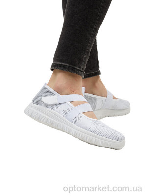 Сліпони жіночі 182468 Sopra білий  оптом от Optomarket