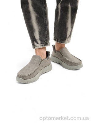 Сліпони чоловічі 182475 Fabio Monelli сірий  оптом от Optomarket