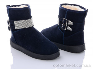 Купить Уги жіночі 1829 navy Class Shoes синій