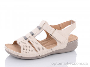 Купить Босоніжки жіночі 1839-2 Bao Dao Gong Zhu бежевий