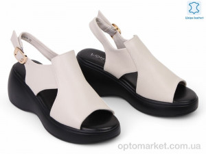 Купить Босоніжки жіночі 186142 Lonza бежевий