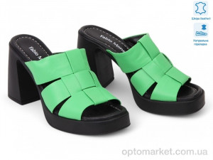 Купить Шльопанці жіночі 187046 Fabio Monelli зелений