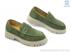 Купить Туфлі жіночі 187198 ALLSY зелений