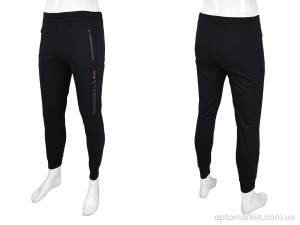 Спортивні штаны чоловічі 1880 black Cita чорний  оптом от Optomarket