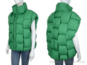 Жилетка жіночі 1882 green TurnHug зелений  оптом от Optomarket