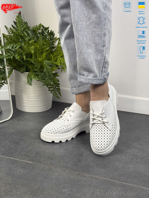 Туфлі жіночі 190 б.ш. ARTO білий  оптом от Optomarket