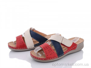 Купить Шльопанці жіночі 1901-11 LuDaoWangZi червоний