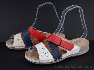 Шльопанці жіночі 1901-13 LuDaoWangZi бежевий  оптом от Optomarket