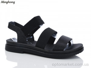 Купить Босоніжки жіночі 1906-1 Minghong чорний