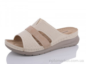 Купить Шльопанці жіночі 1911-7 Bao Dao Gong Zhu бежевий