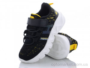 Купить Кросівки дитячі 19118В -Z черно-желтый Совенок чорний