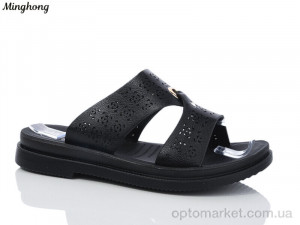 Купить Шльопанці жіночі 1918-1 Minghong чорний