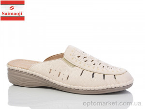 Купить Шльопанці жіночі 192-1 Saimaoji бежевий