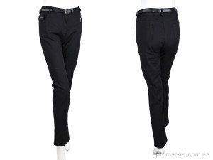 Брюки жіночі 1921 (08954) black BSZZ чорний  оптом от Optomarket