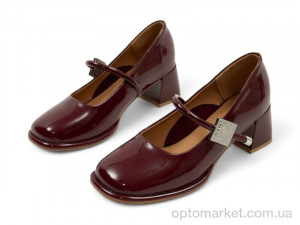 Купить Туфлі жіночі 192156 ALLSY бордовий