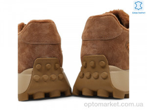 Кросівки жіночі 192580 ALLSY коричневий  оптом от Optomarket