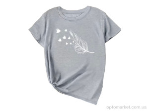 Купить Футболка жіночі 194 сірий Riza сірий
